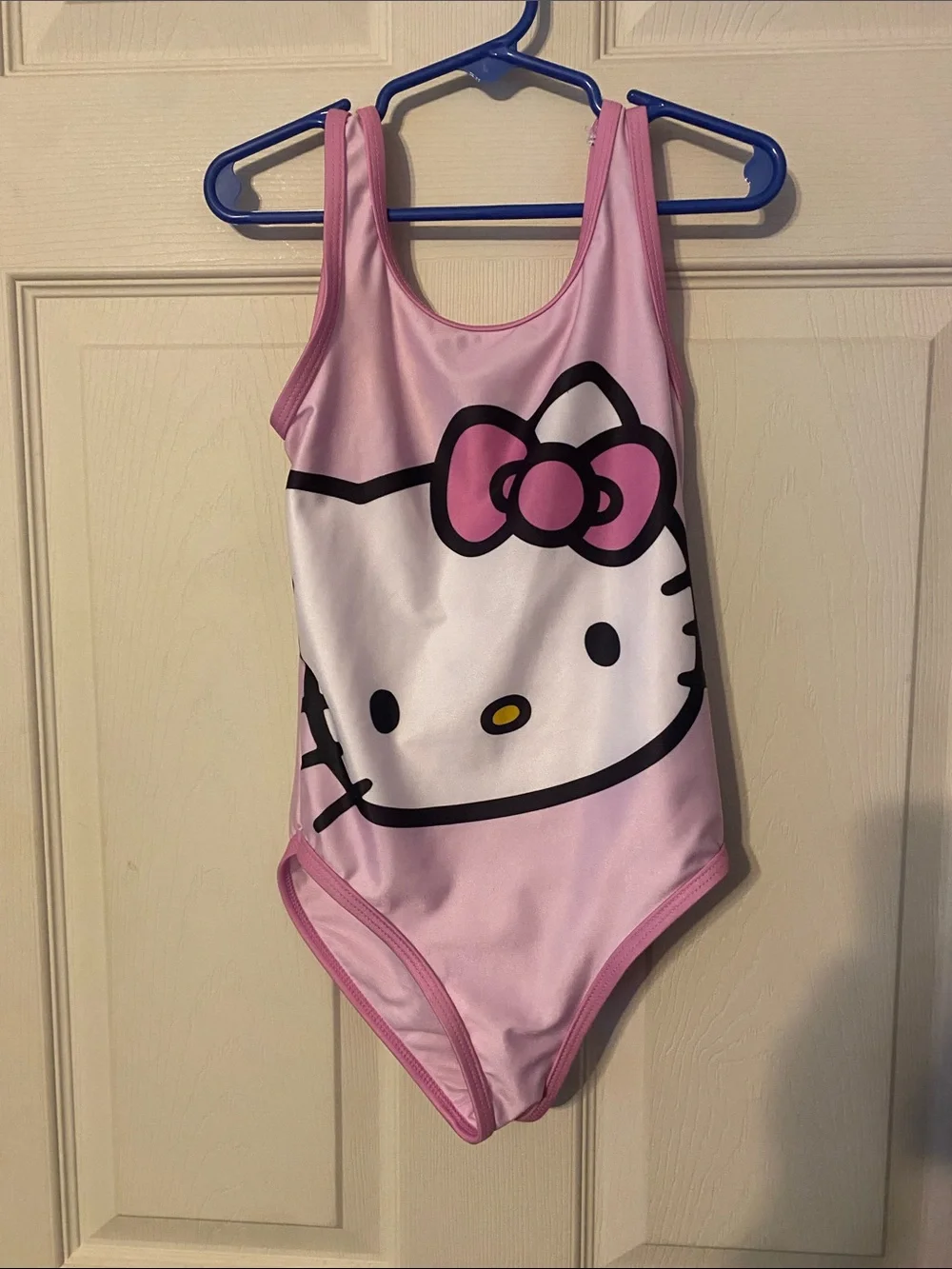 Hello Kitty Light Pink One-Piece Swimsuit for Kids